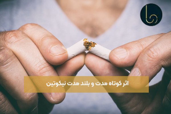 اثر کوتاه‌ مدت و بلند مدت نیکوتین