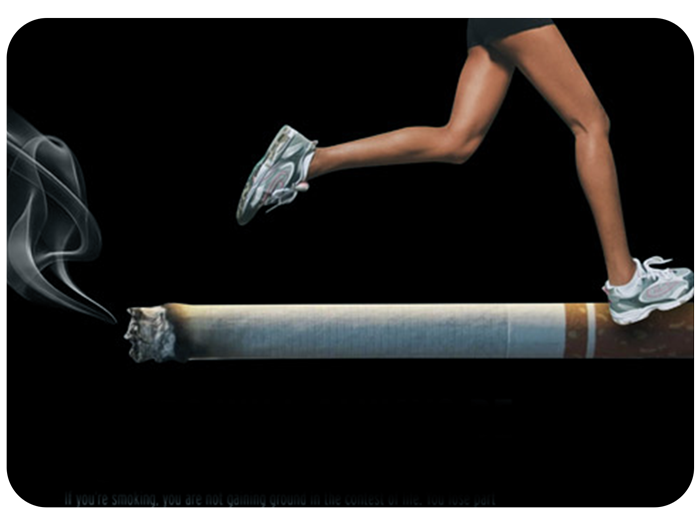 سیگار و ورزش با هم سر ناسازگاری دارند 